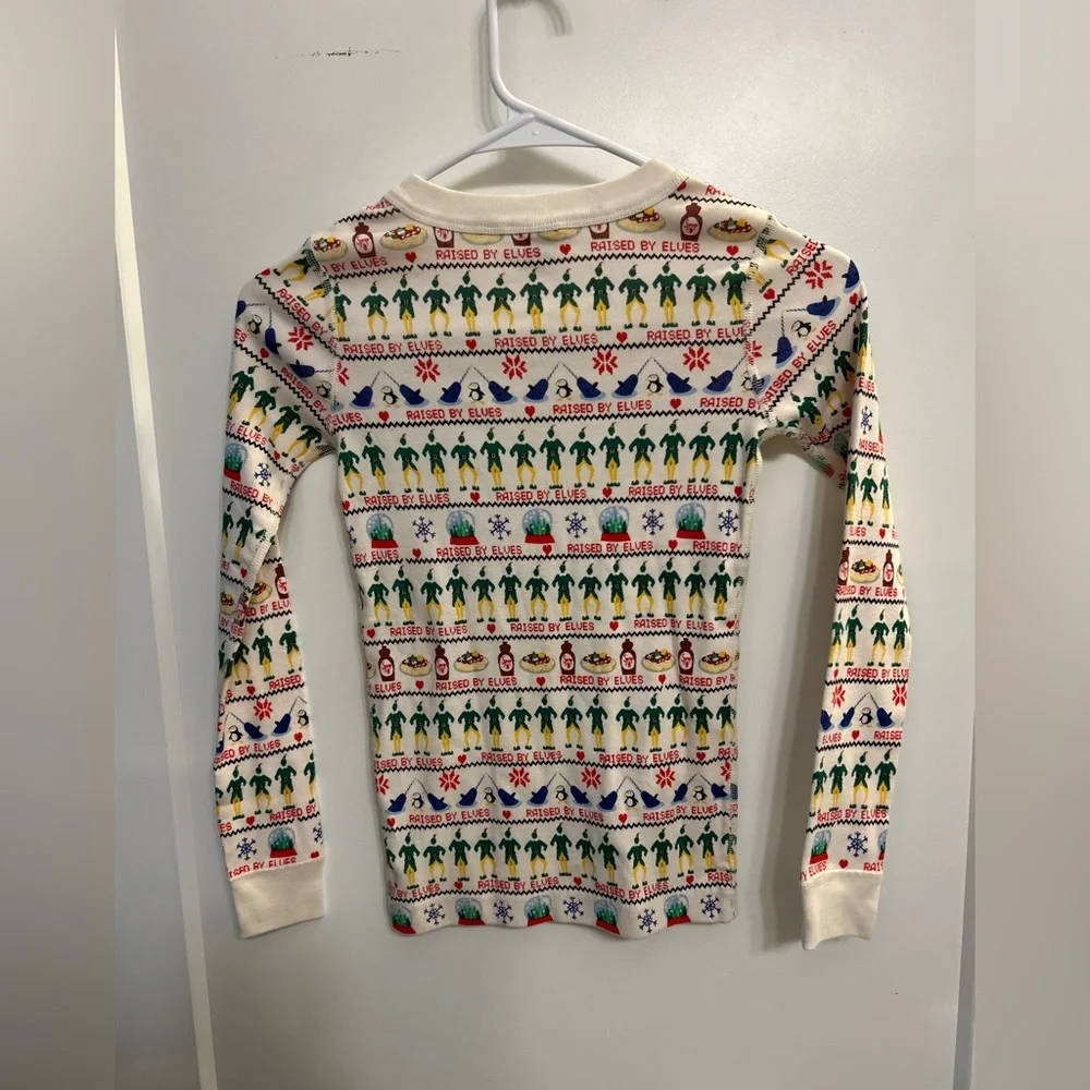 Hanna Andersson Kids Elf Collaboration PJ Top